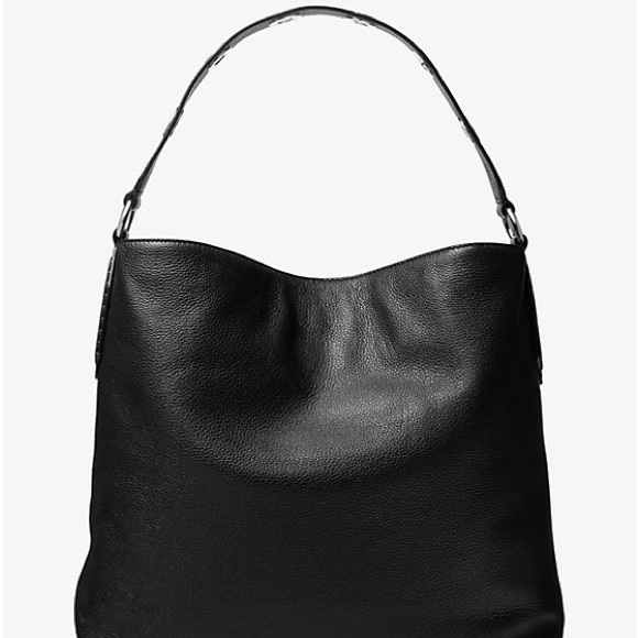 Brooklyn Large Leather Shoulder Bag. - Picture 3 of 10